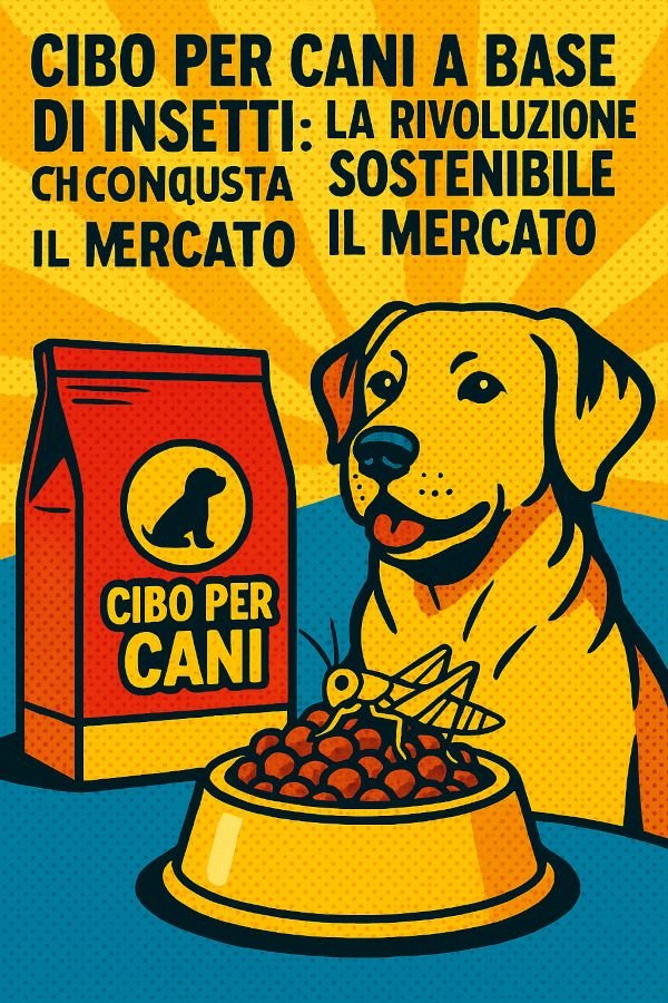 Cibo per cani a base di insetti
