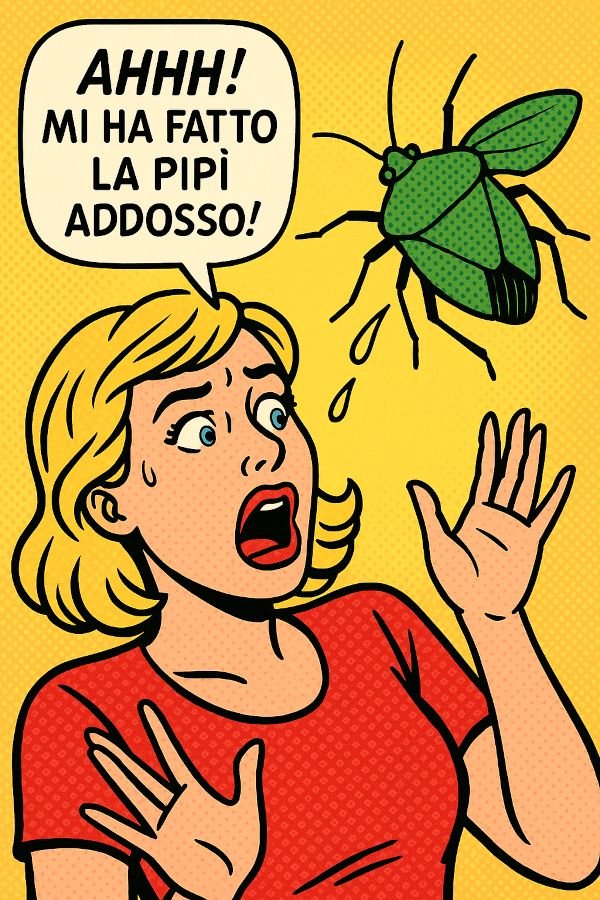 Cimice fa pipi