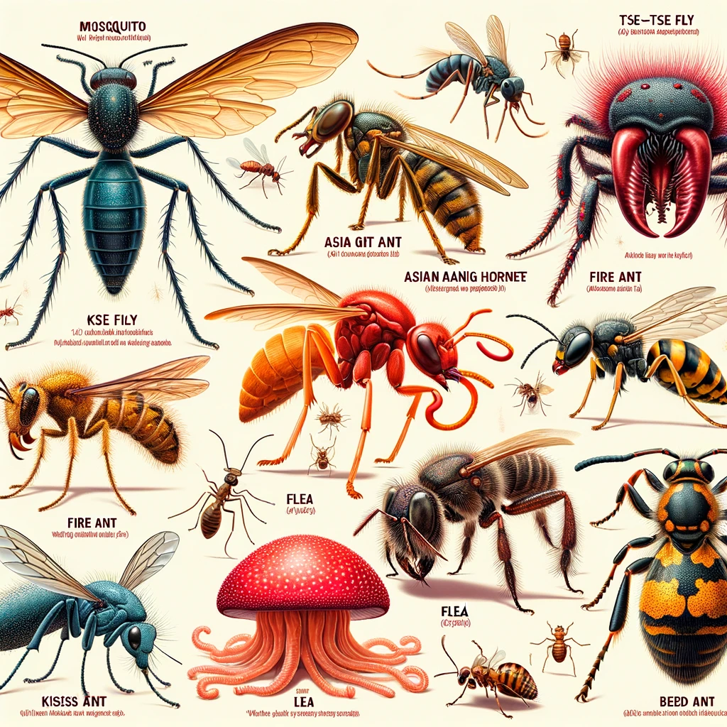 Quali sono i 10 insetti più pericolosi